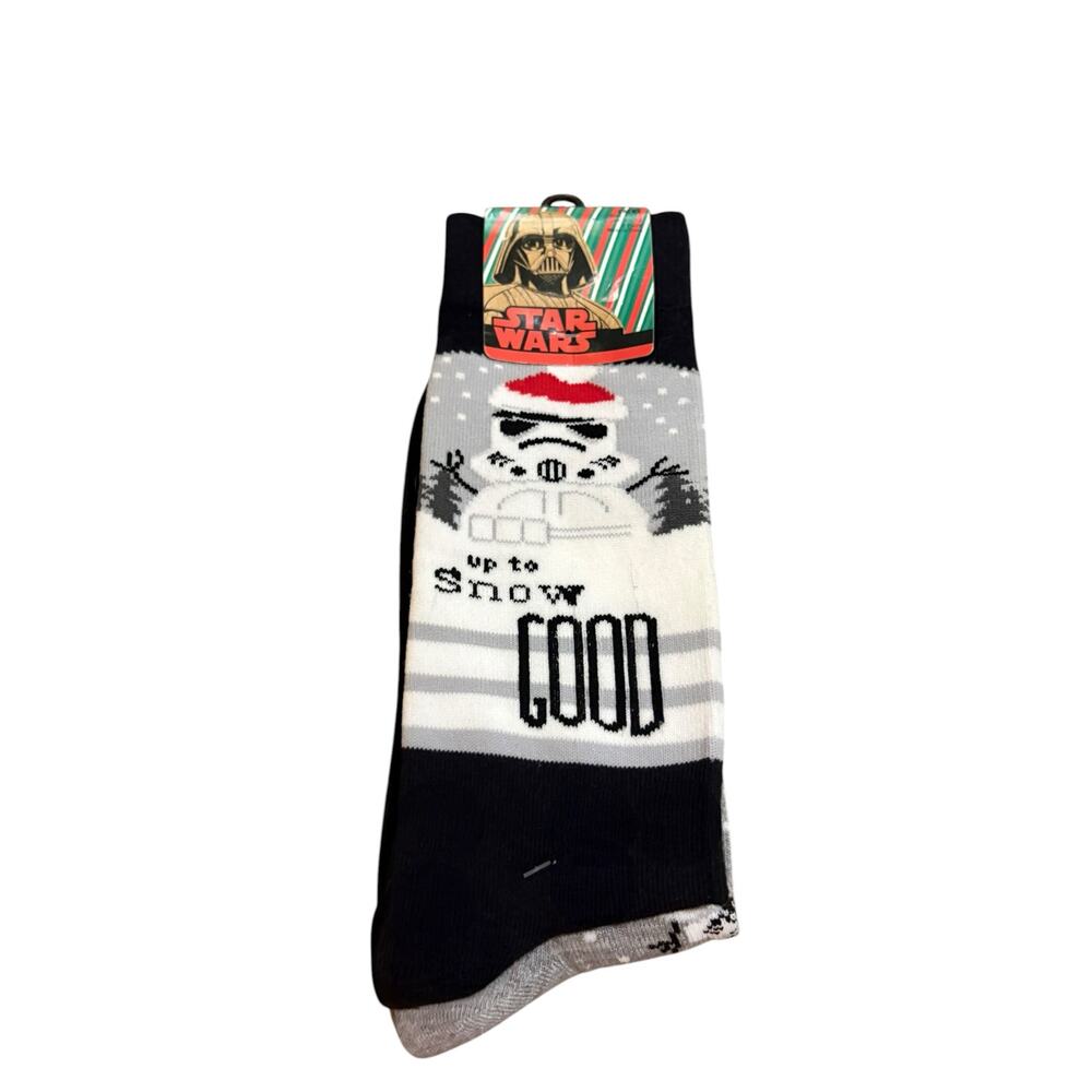 Star Wars Storm Trooper Christmas Socks 2pk 
Size 10-13